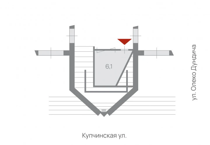 Нежилое помещение 6,1кв.м в шаговой доступности от м. "Купчино"